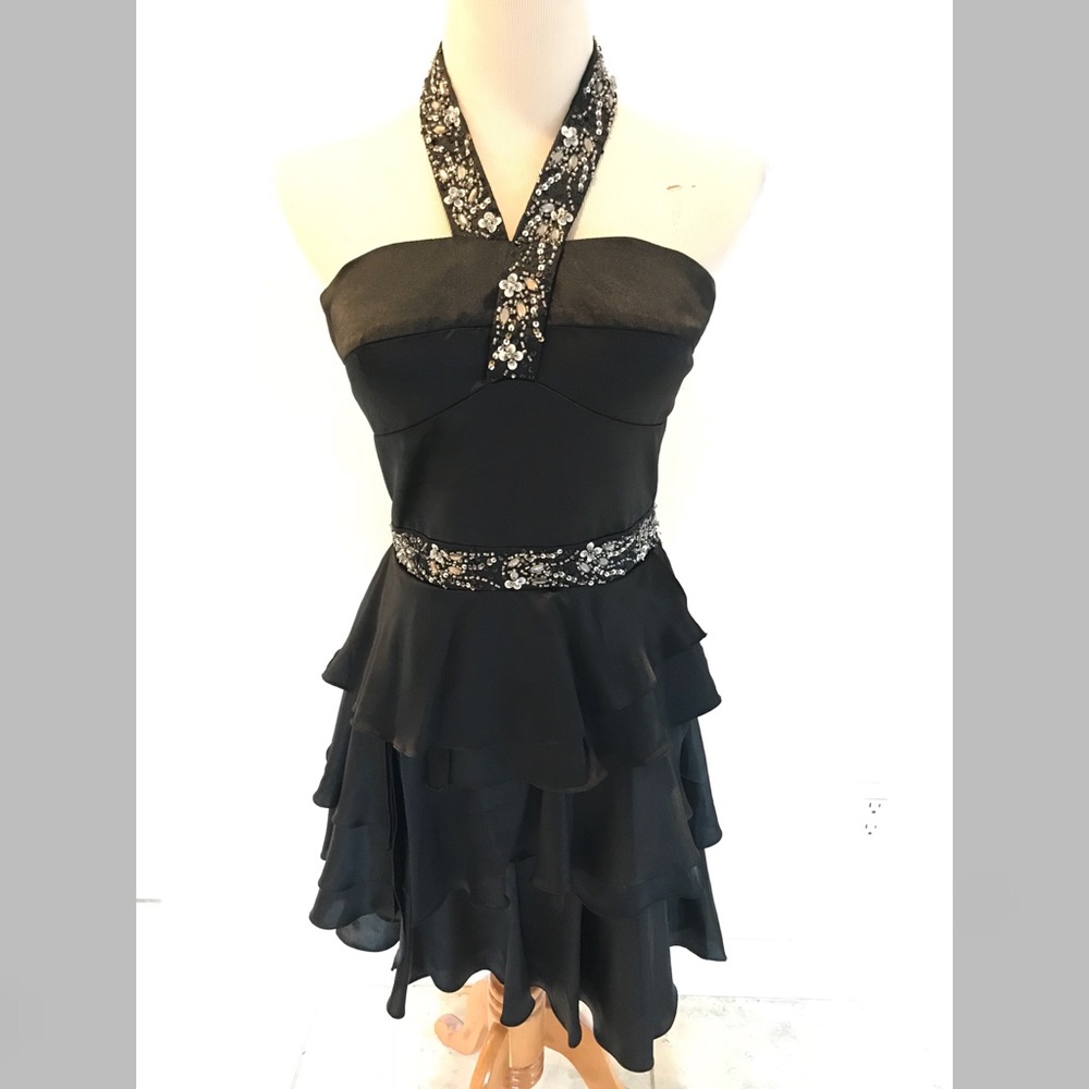 Short Nina Canacci Halter Top Dress